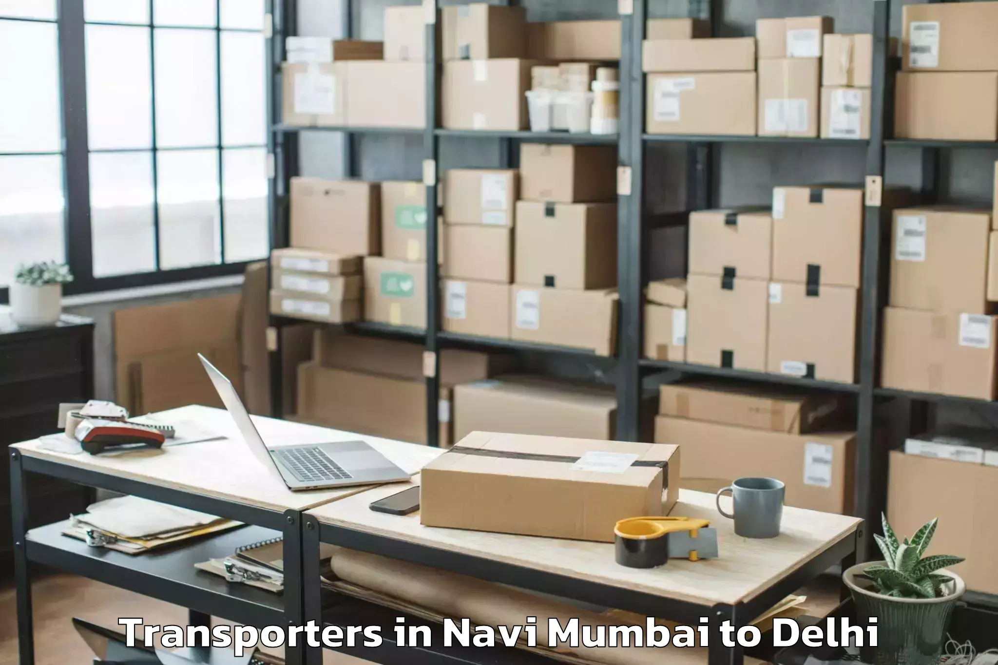 Trusted Navi Mumbai to Flatted Factory Complex Okhla Transporters